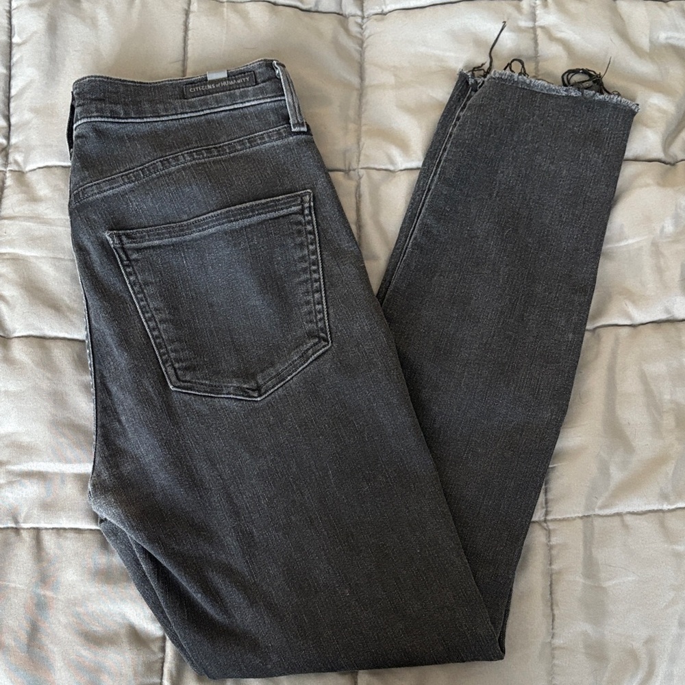 Citizens Of Humanity Black High-Rise Skinny Jeans